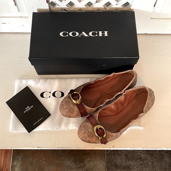 Coach Ballerina flats size 9.5 - Picture 1 of 4